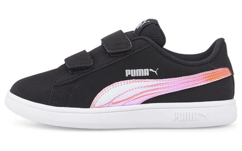 Puma Smash v2 Holo V Zilver/Zwart (385575-02)
