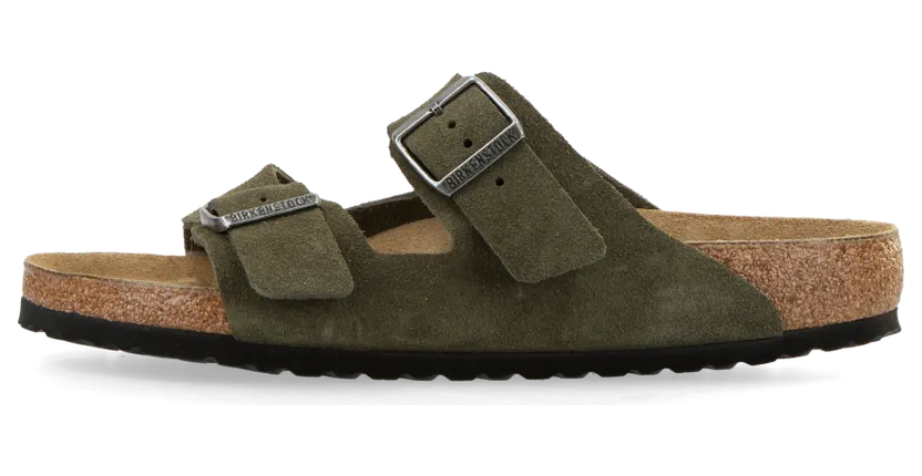 Birkenstock Arizona Suede Leather Regular Fit “Green” (1025070)