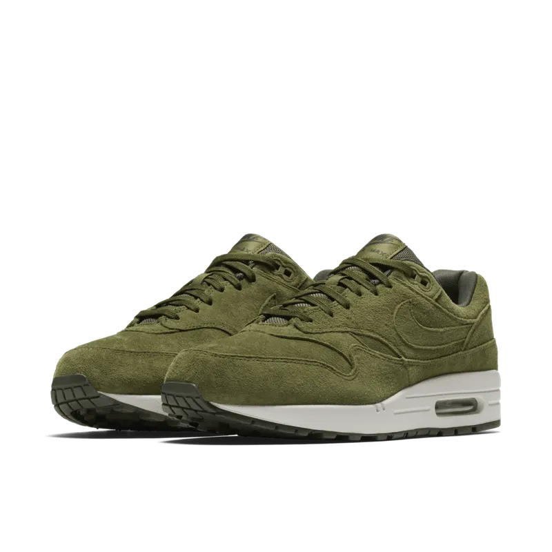 Nike Air Max 1 Olive Canvas Suede Olive Canvas/Sequoia-Light Bone-Olive Canvas (875844-301)