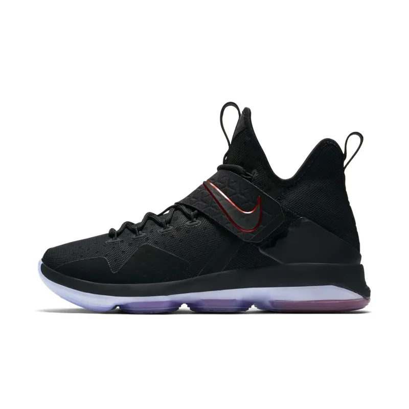 Nike LeBron 14 Bred Black/Black-University Red (852405-004)