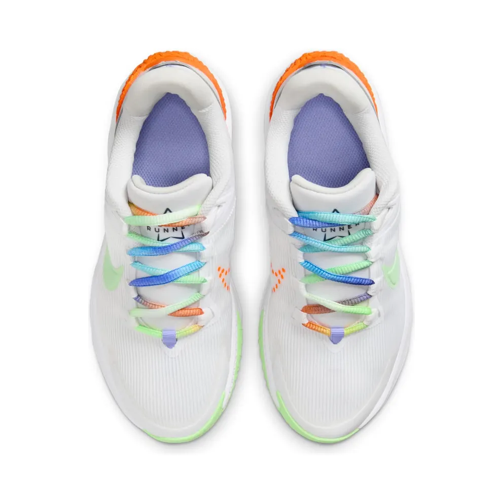 Nike Star Runner 4 Next Nature SE White Photon Dust Total Orange Vapor Green (FN4979-100)