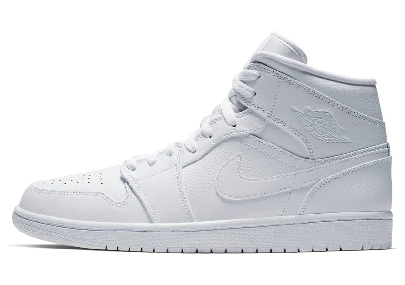 Air Jordan 1 Mid “White” (554724-129)