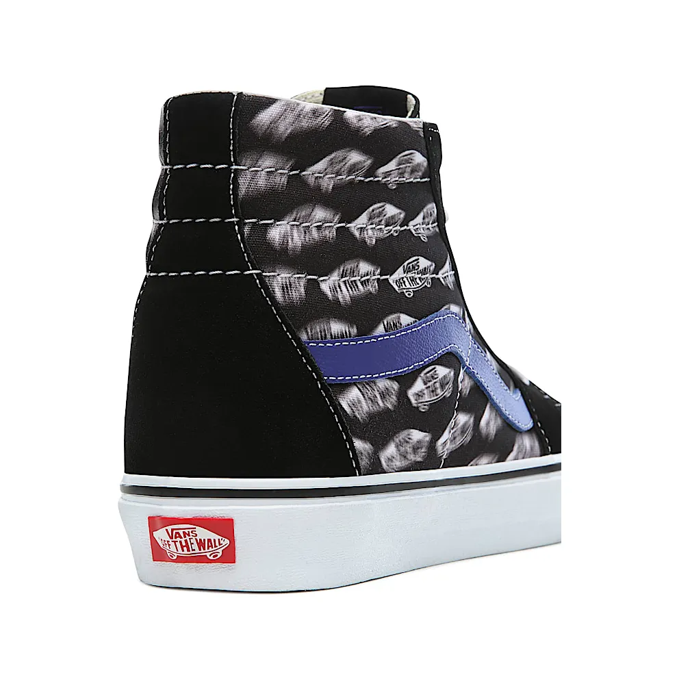 Vans Sk8-Hi ‘Blur Boards’ Black/Royal Blue (VN0A4BV6T2N)