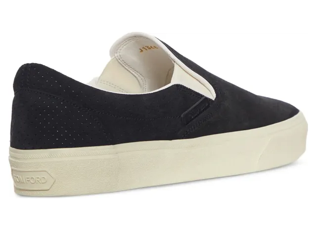 Tom Ford Jude Perforated Slip-on “Black” (ICL124N J1368 NWB) (2)