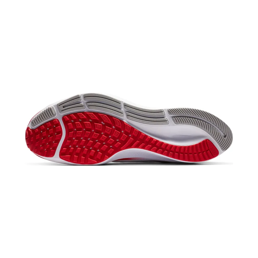 Nike Air Zoom Pegasus 37 Ohio State White/Pure Platinum-Pewter Grey-University Red (CZ5385-100)