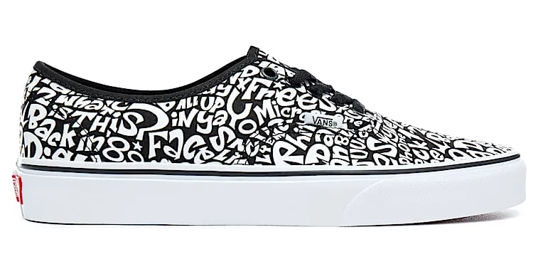 Vans A Tribe Called Quest x Authentic ‘Tracklist’ Tracklist/True White (VN0A38EMQ8H)