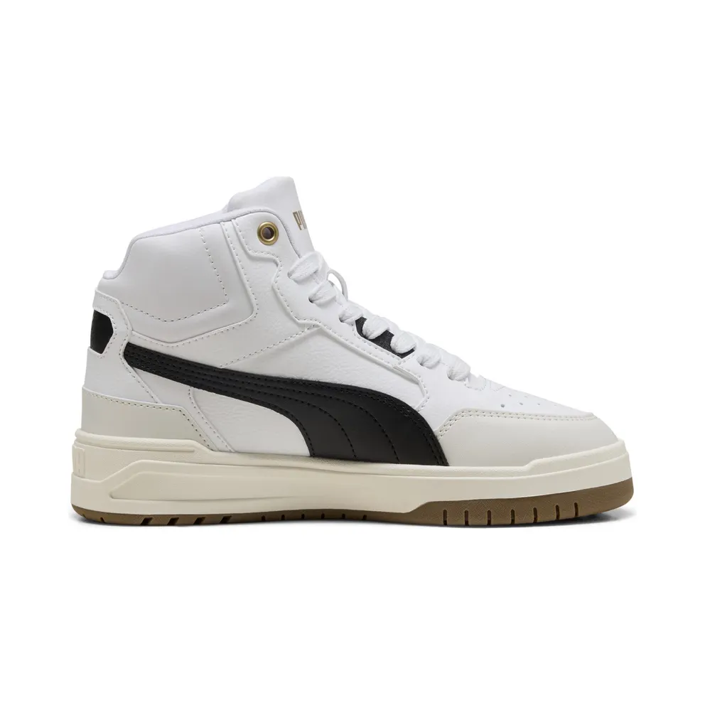 Puma Shuffle Downtown Mid “Puma White / Puma Black / Vapor Gray” (403743_04)