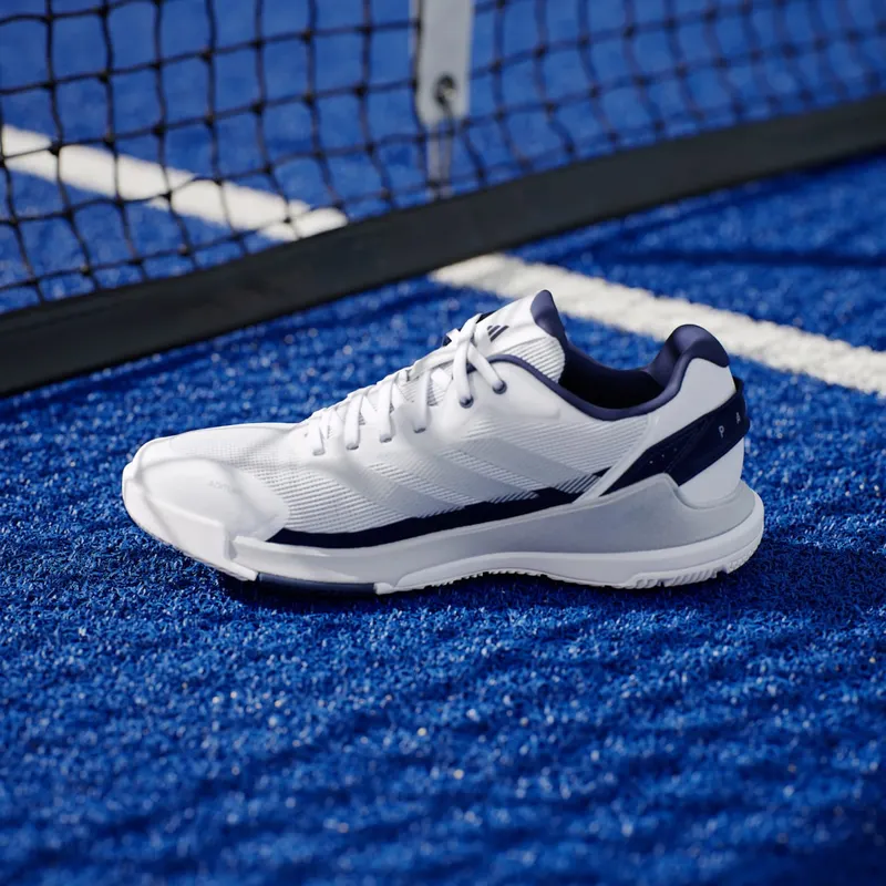 Adidas Crazyquick Padel Cloud White / Silver Metallic / Dark Blue (JR2127)