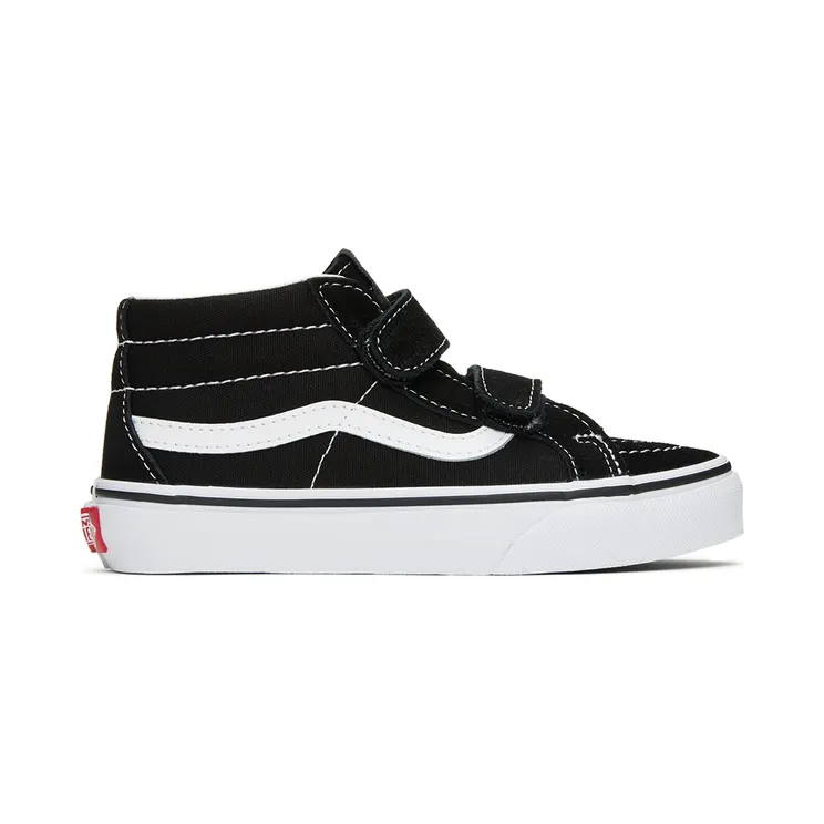 Vans Kids Black Sk8-Mid Reissue V Little Kids Sneakers (VN00018T6BT1)