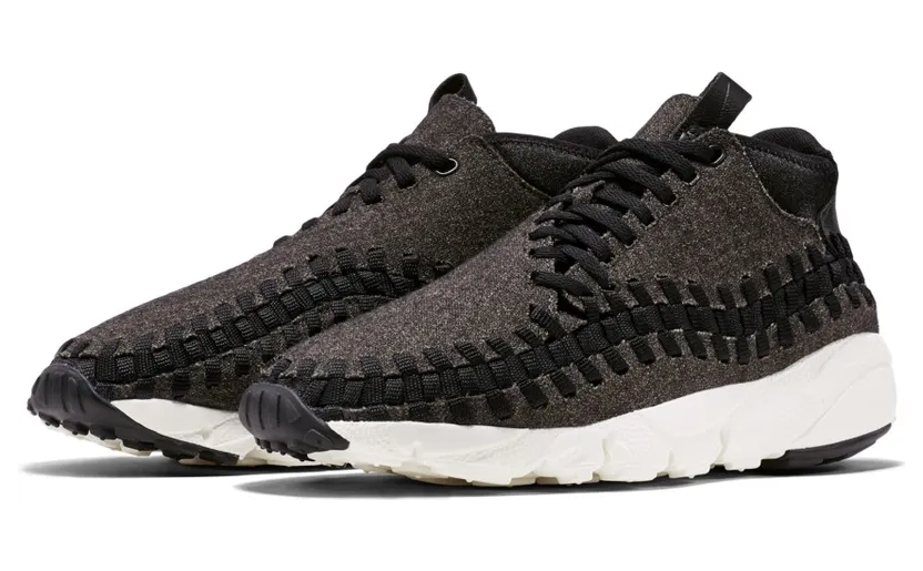 Nike Air Footscape Woven Chukka Dark Grey Wool (857874-001)