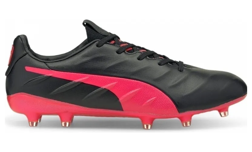 Puma King Platinum 21 FG/AG Herren Nockenschuhe, schwarz, Größe 43 (106478)