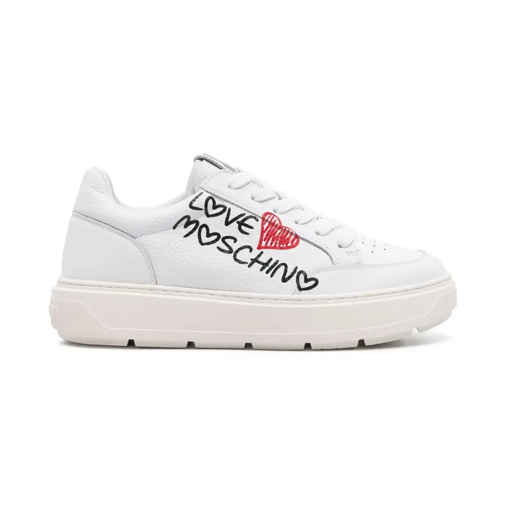 Love Moschino mit Logo-Print – White (JA15224G1IJCA)