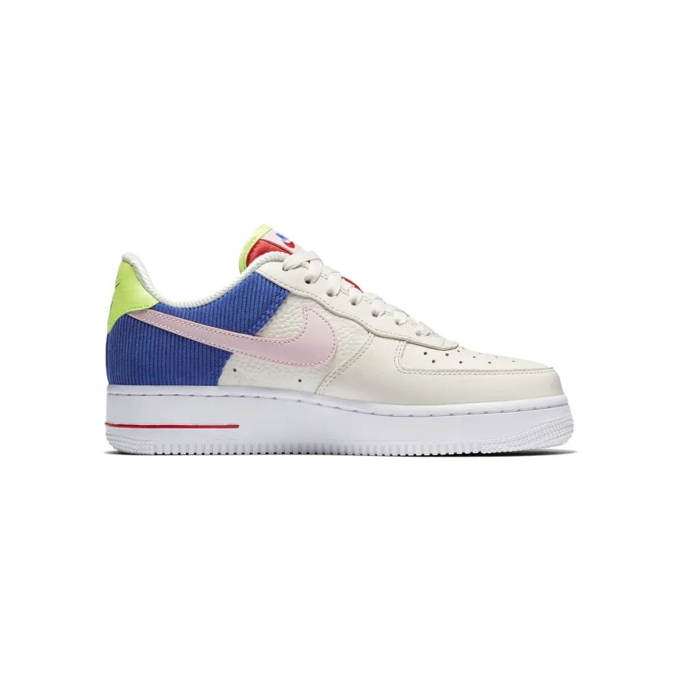 Nike Air Force 1 Low Corduroy (W) Sail/Arctic Pink-Racer Blue (AQ4139-101)