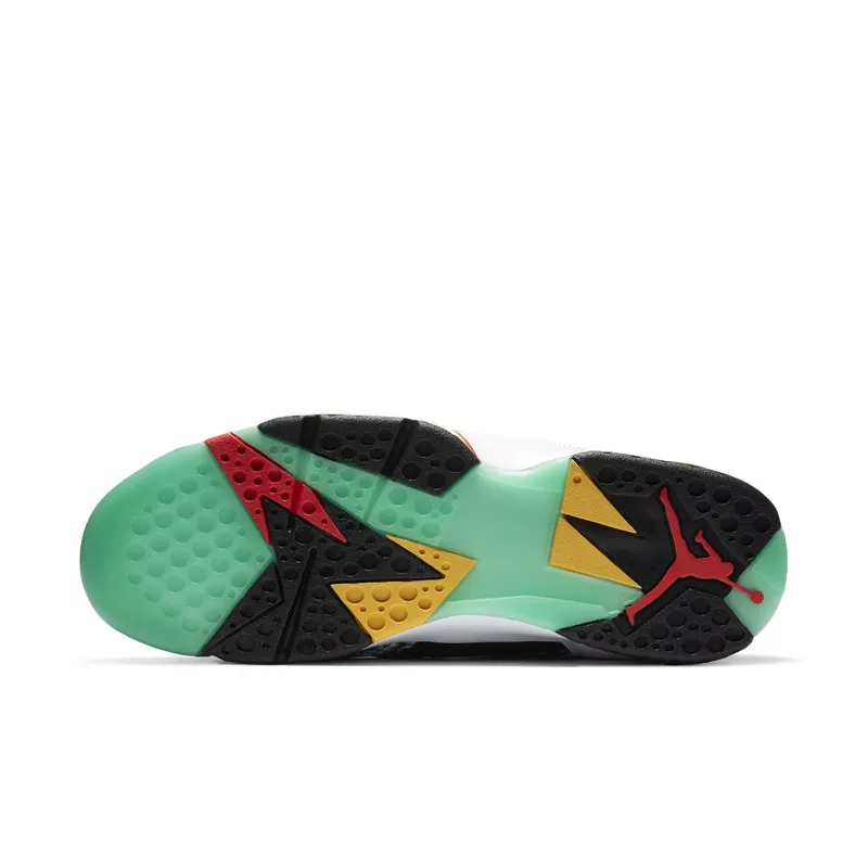 Jordan 7 Retro Greater China White/Chile Red-Black-Metallic Gold (CW2805-160)