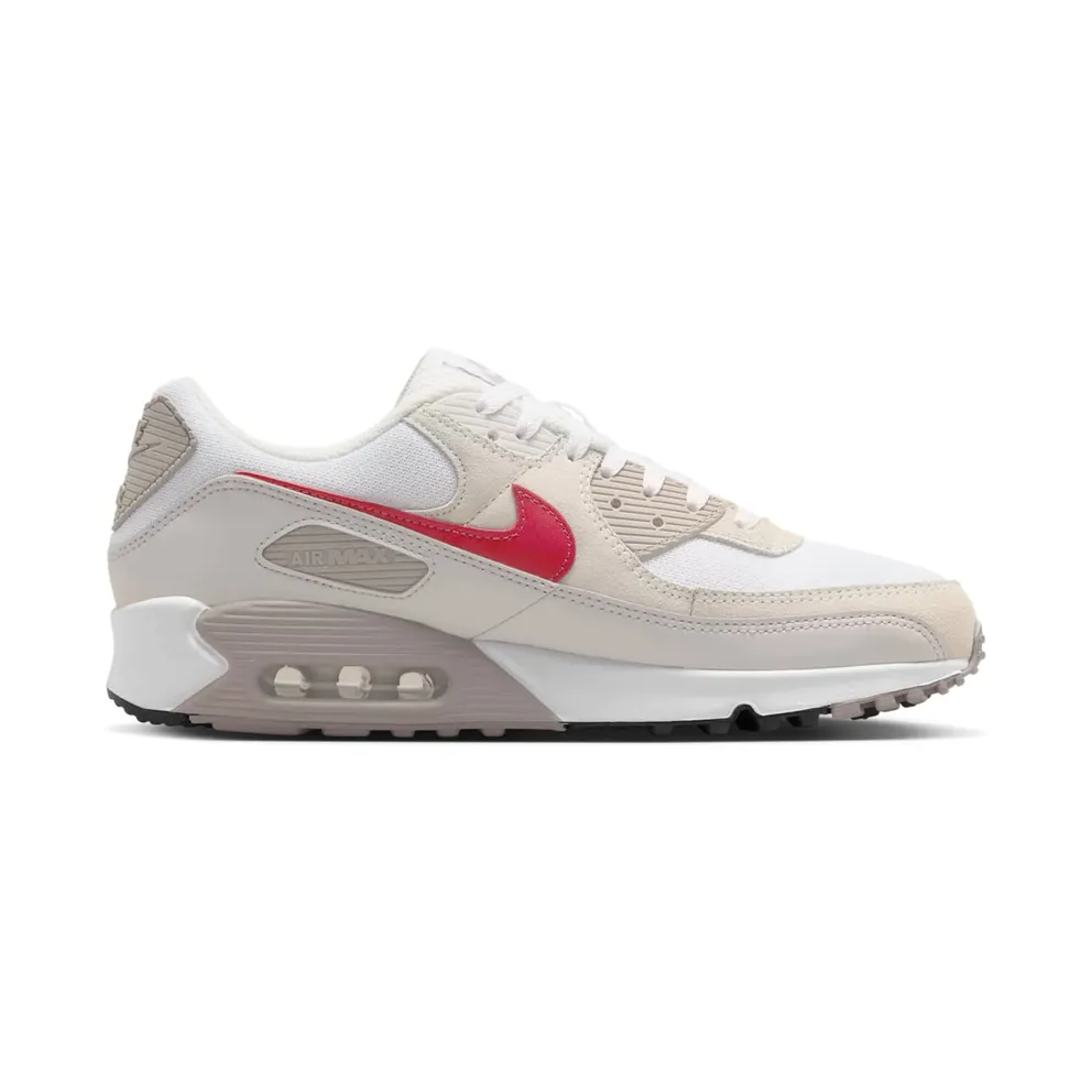 Nike Air Max 90 “White College Grey Vast Grey University Red” (DM0029-113)