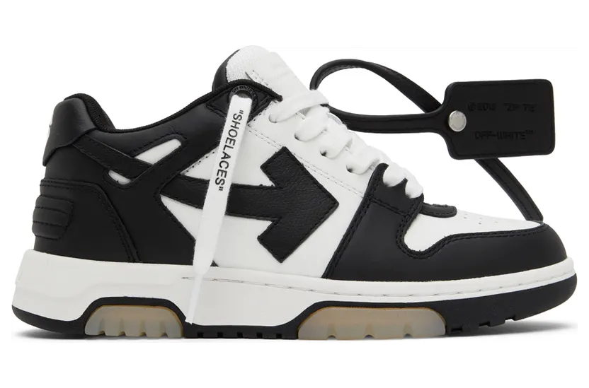 Off-White Black & White Out Of Office Sneakers (OWIA259C99LEA0011001)