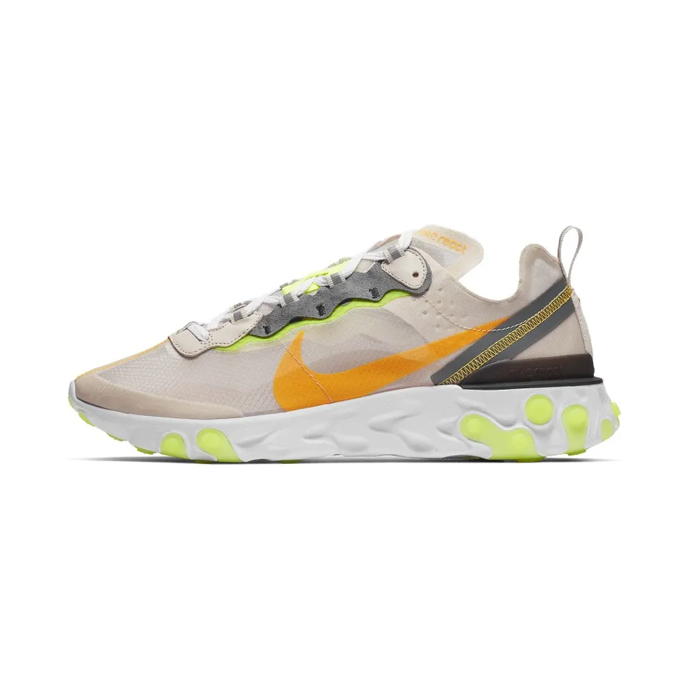 Nike React Element 87 Light Orewood Brown Light Orewood Brown/Laser Orange-Volt Glow (AQ1090-101)