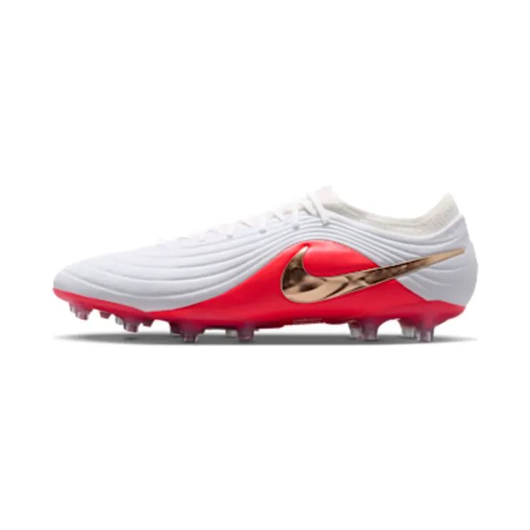 Nike Tiempo Maestro Elite Artificial-Grass Low-Top “White / Bright Crimson / Blur” (IB4469-100)