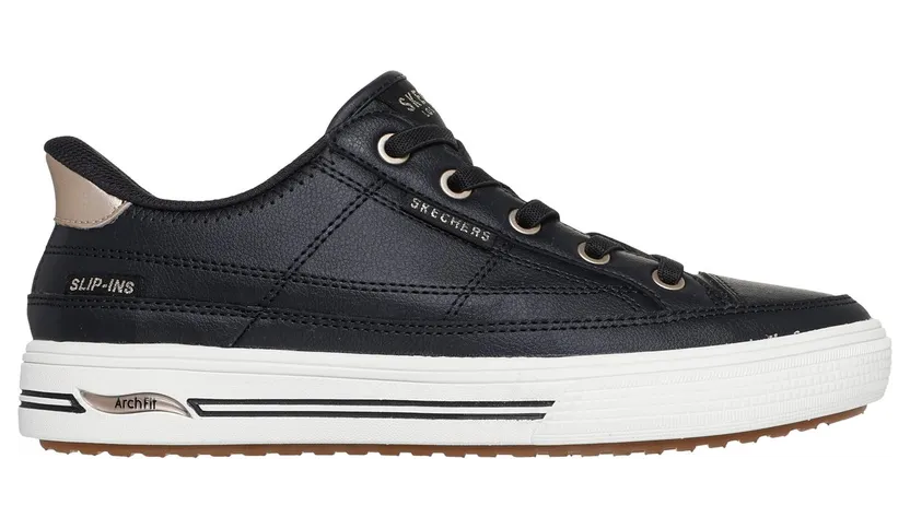 Skechers Slip-ins: Arch Fit Arcade – Catch Ya There Sneaker Zwart