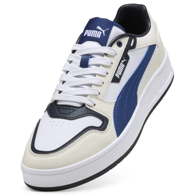 Puma Court Classic Street “Puma White / Blue Jewel / Frosted Ivory” (400196_16)
