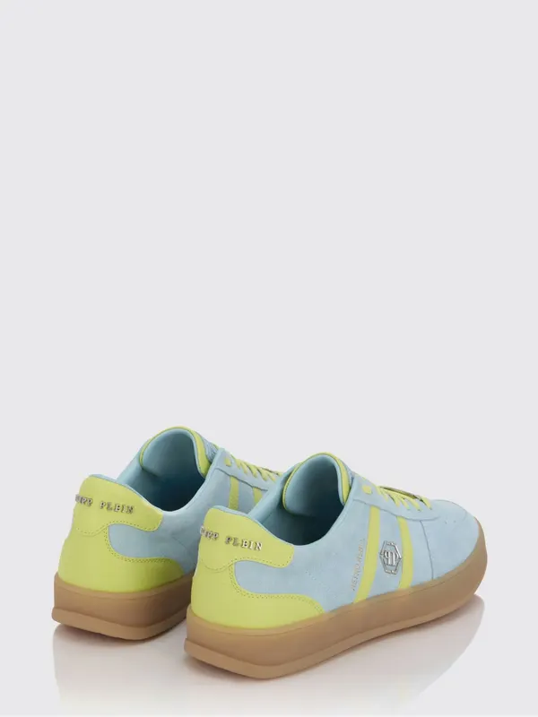 Philipp plein Retro Rebel Suede Sneakers Turquoise (PAFSUSC0941PLE010N07) (2)