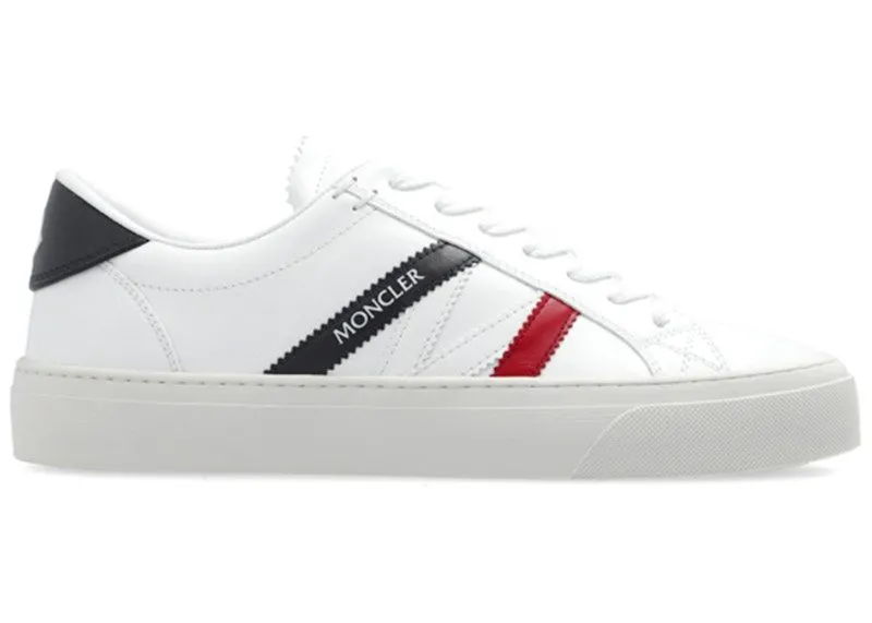 Moncler Monaco2 Low White Red (4M00140-M4496-001)
