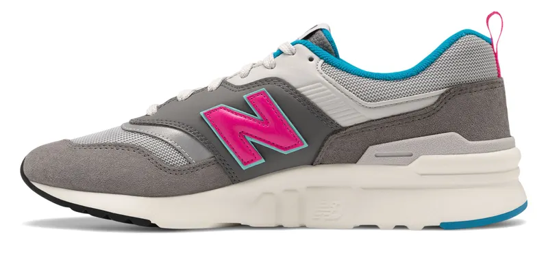 New Balance 997H Castlerock Dark Grey/Pink-Blue (CM997HAH)