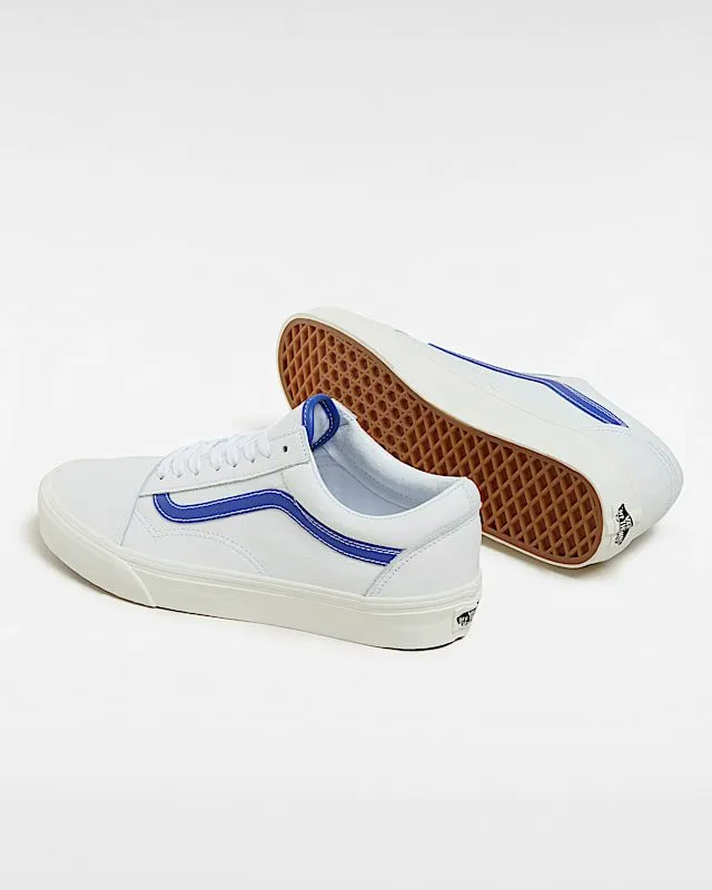 Vans Old Skool Leather White Blue (VN0007NTZ5D)