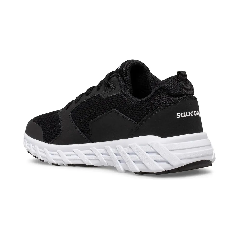 Saucony Wind 2.0 Lace GS “Black White” (SK265582)