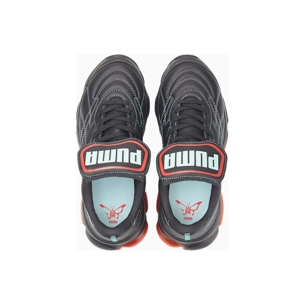 PUMA x Dua Lipa Cell Dome King Women’ Black/Poppy Red/Blue Glow (387289-01)