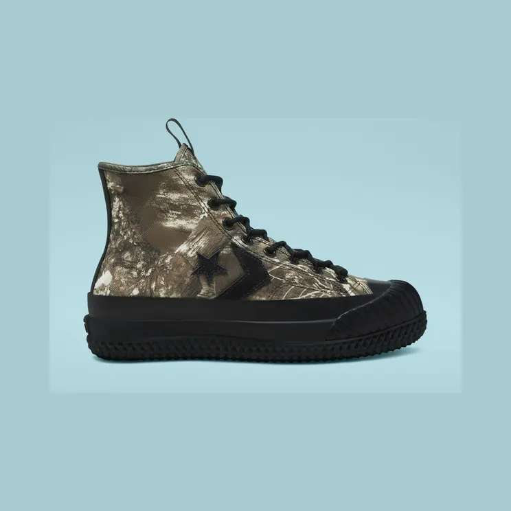 Converse BOSEY MC HI DARK MOSS/ZWART/GUM HONEY Black/multi/black (168860C)