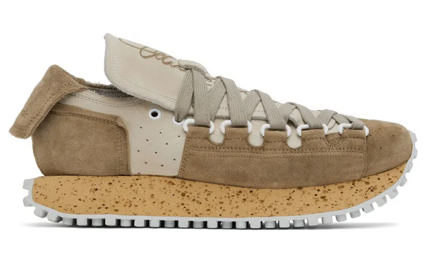 Acne Studios Black & Gray Suede Sneakers (BD0202-)