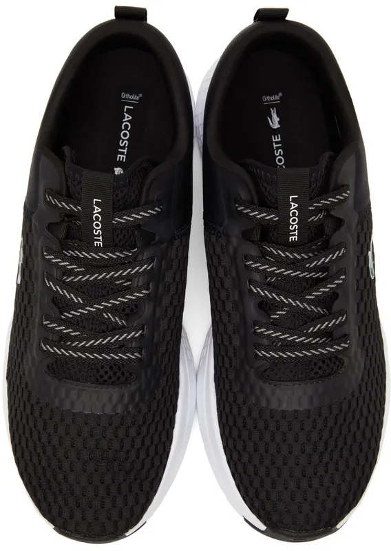 Lacoste Black Textile Court-Drive BLK/WHT 312 (40SMA0068)