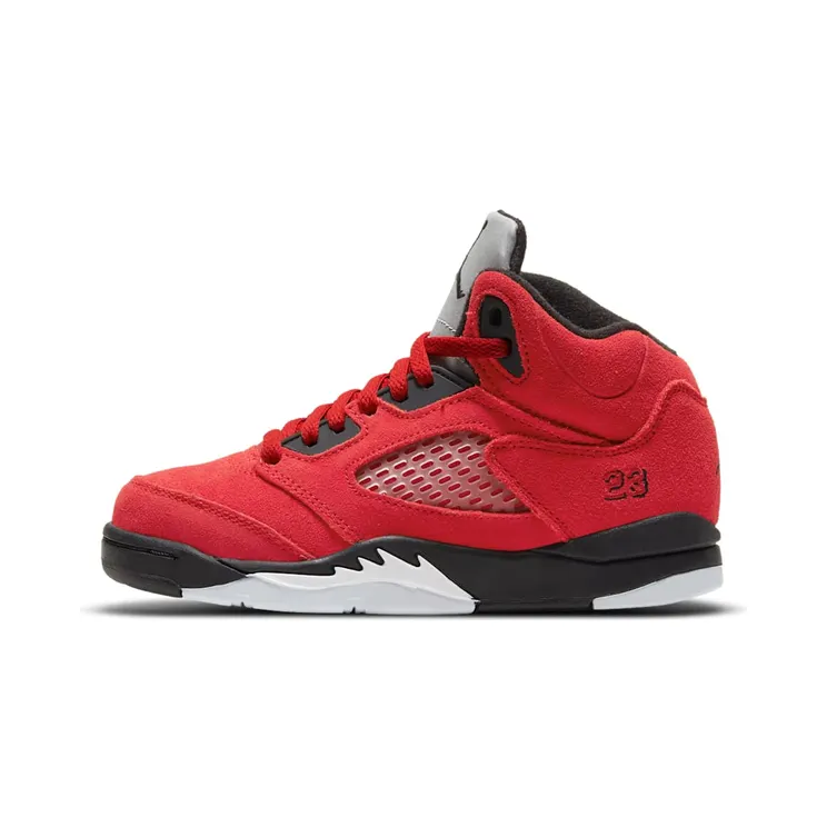 Jordan 5 Retro Raging Bull Red 2021 (PS) “Varsity Red / White / Black” (440889-600)
