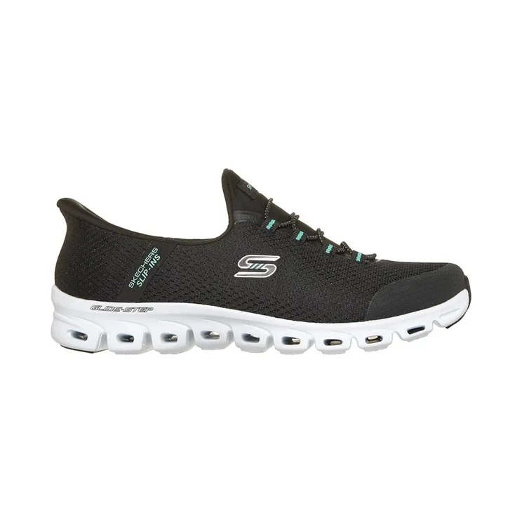 Skechers Slip-ins Glide-Step Pursuit Black Turquoise (104547-BKTQ)