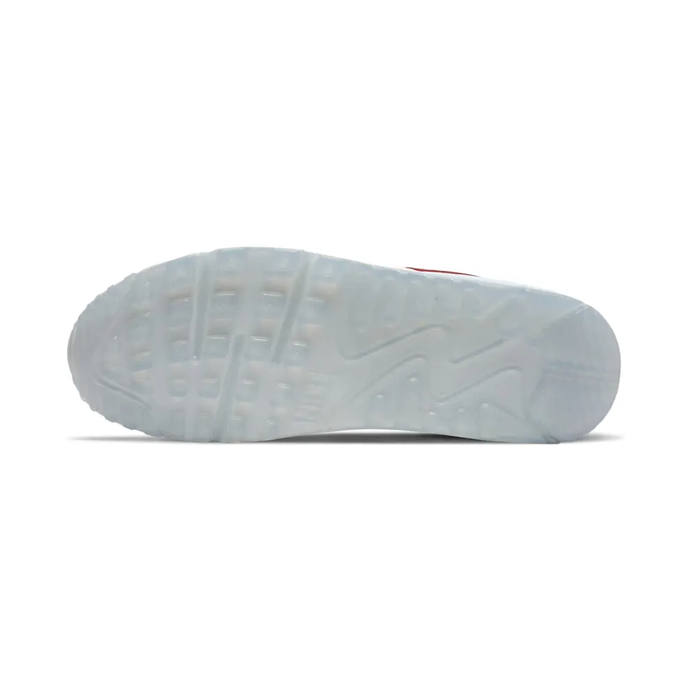 Nike Air Max 90 One of One White/Hydrogen Blue-Bright Crimson (CW5569-100)
