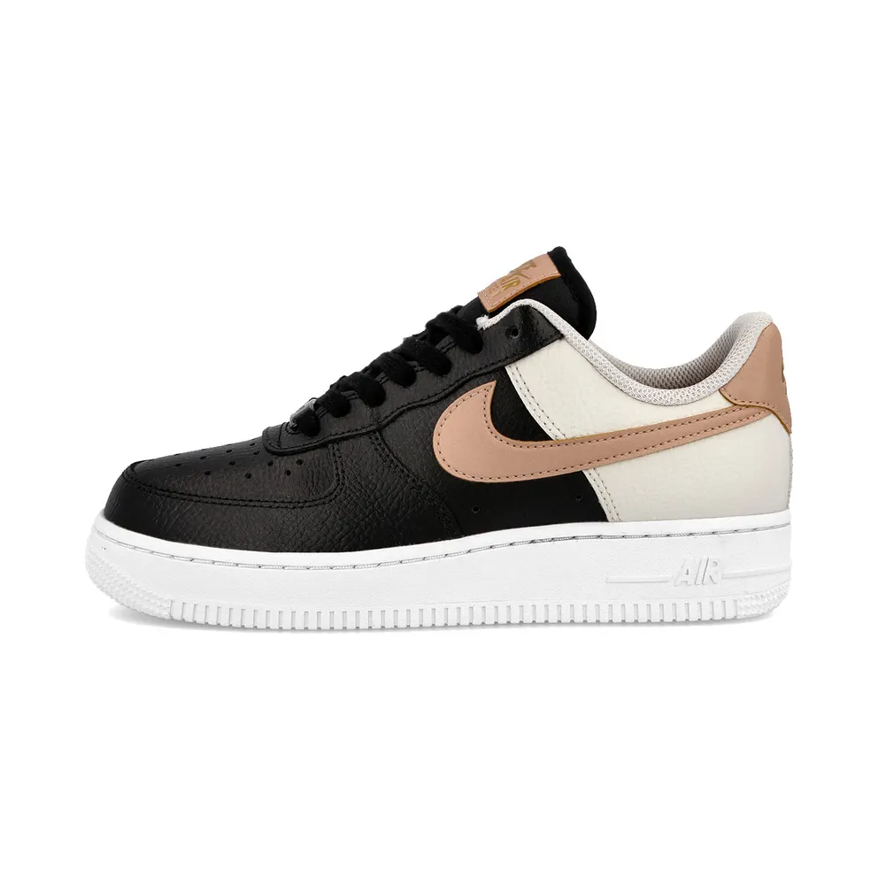 Nike Air Force 1 ’07 “Black / Light Orewood Brown / White / Metallic Red Bronze” (CU5311-001)