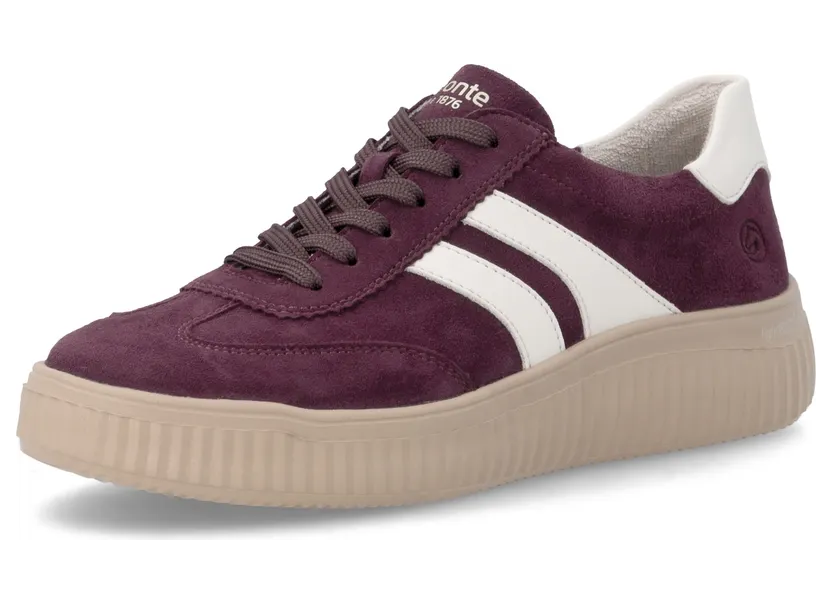 Softinos Roodviolet / White (DUNKELROT)