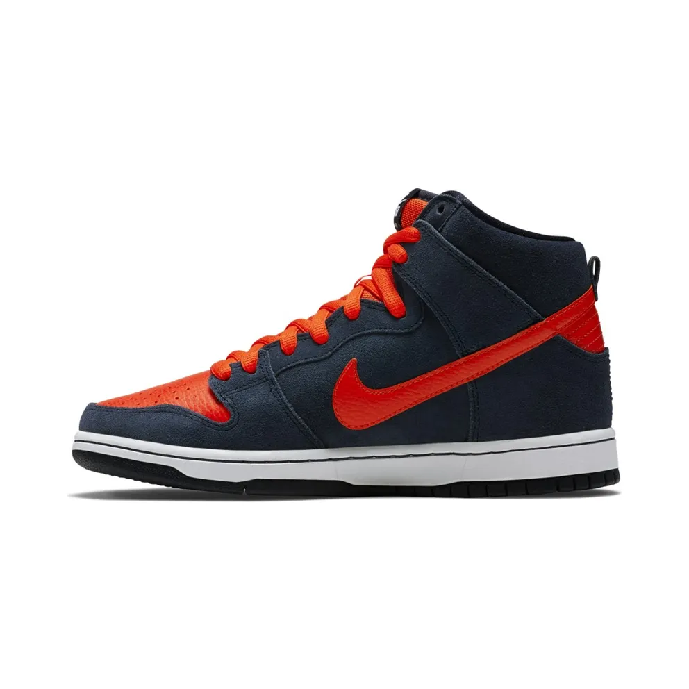 Nike Dunk SB High Syracuse Obsidian/Team Orange-White (305050-481)