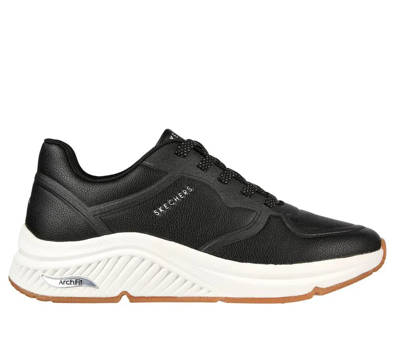 Skechers Arch Fit S-Miles – Mile Makers “Black” (155570BLK)