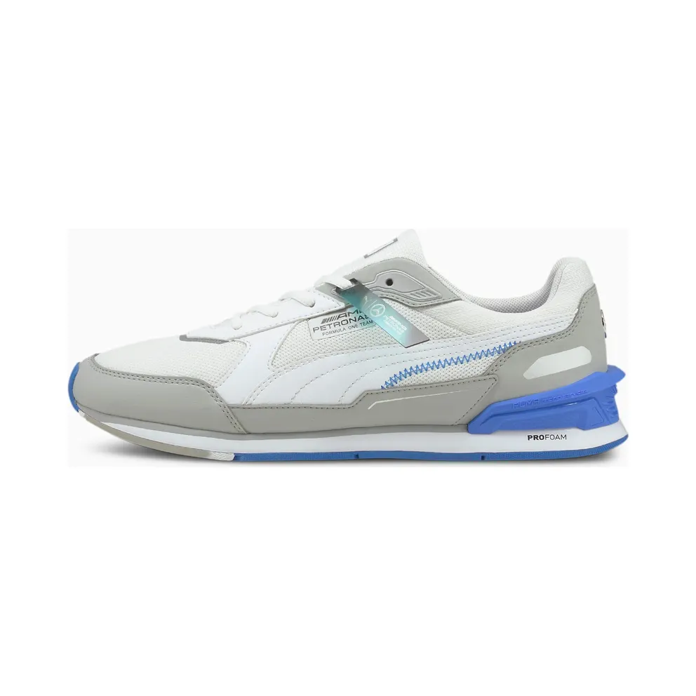 Puma Mercedes F1 Low Racer Motorsport Shoes Silver/Blue/White (30684301)