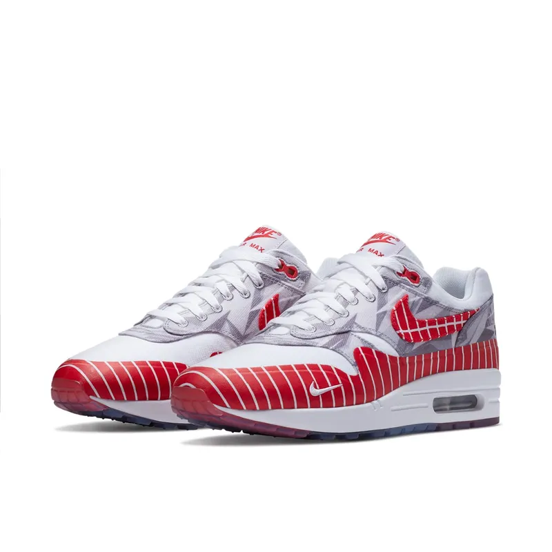 Nike Air Max 1 x Wasafu Los Primeros White/University Red-Neutral Grey (AH7740-100)