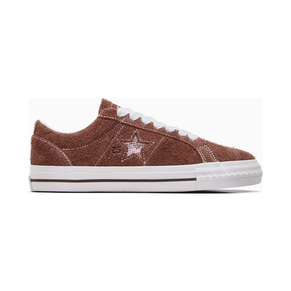 Converse CONS x Quartersnacks One Star Pro Dark Clove/White/Cherry – “Brown / White” (A09554C)