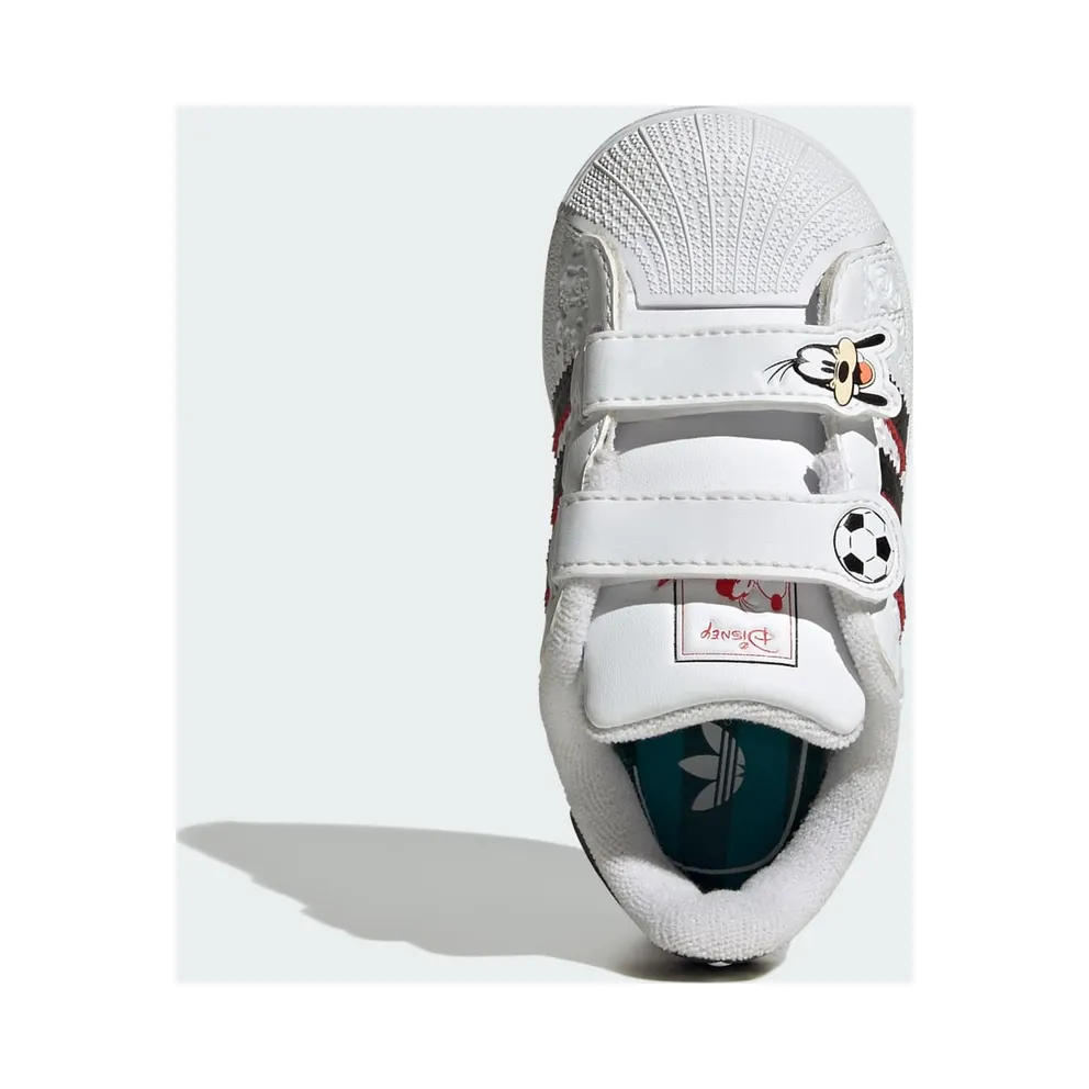 Adidas ADIDAS DISNEY SUPERSTAR II COMFORT CLOSURE Cloud White / Core Black / Red (IH1744)