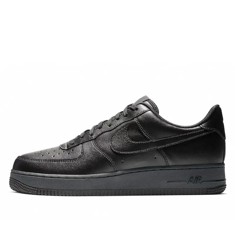Nike Air Force 1 Flyleather Black Black/Black-Black (BV1391-001)