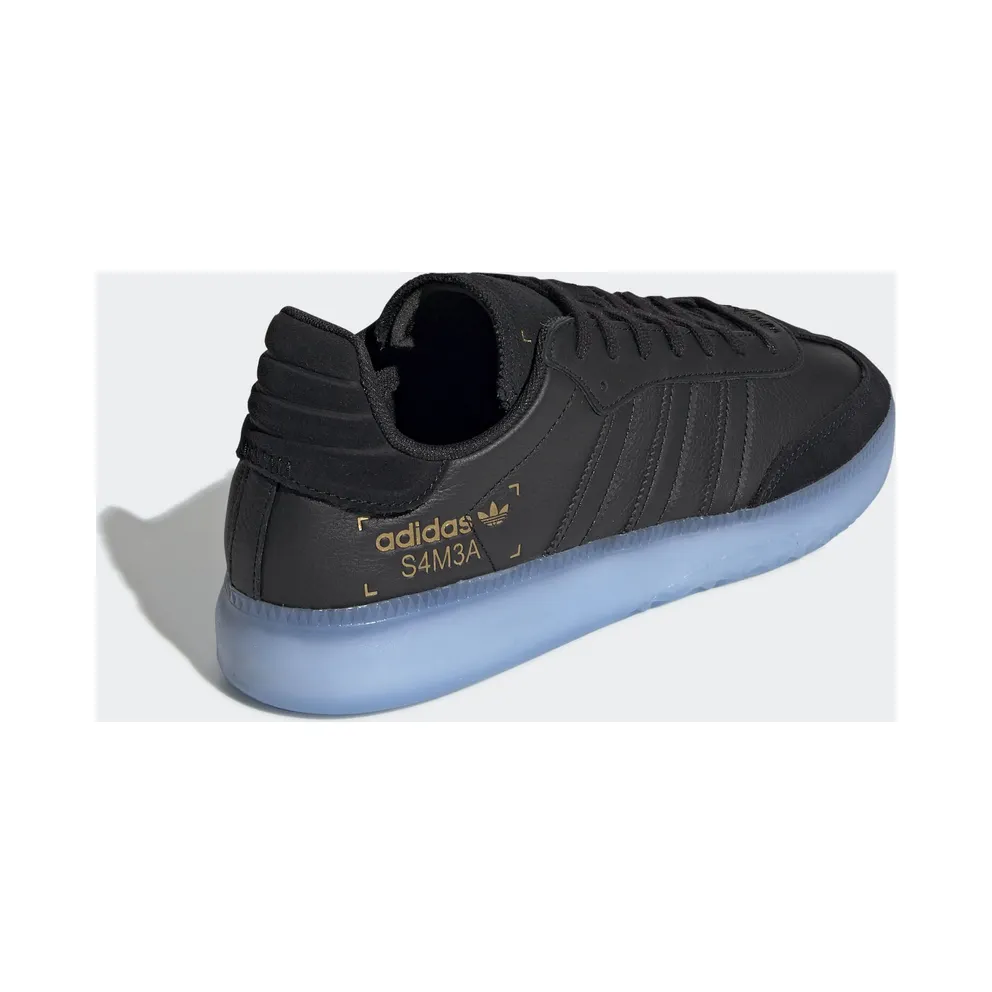 adidas Samba RM Core Black Core Black/Shock Cyan/Gold Metallic (BD7476)