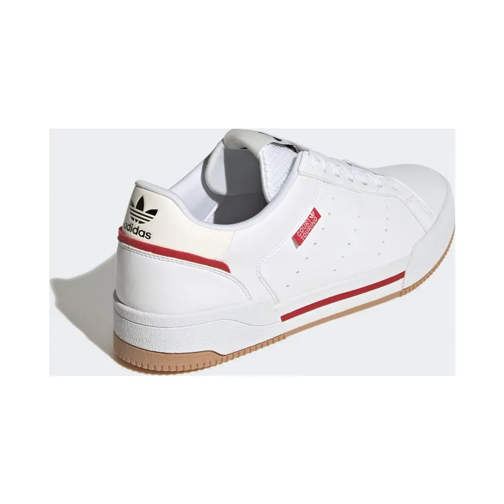 Adidas Court Tourino Cloud White / Cloud White / Vivid Red (GX4378)