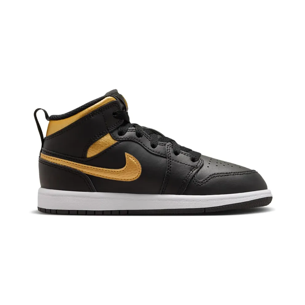 Jordan 1 Mid Metallic Gold Black (DQ8424-071)