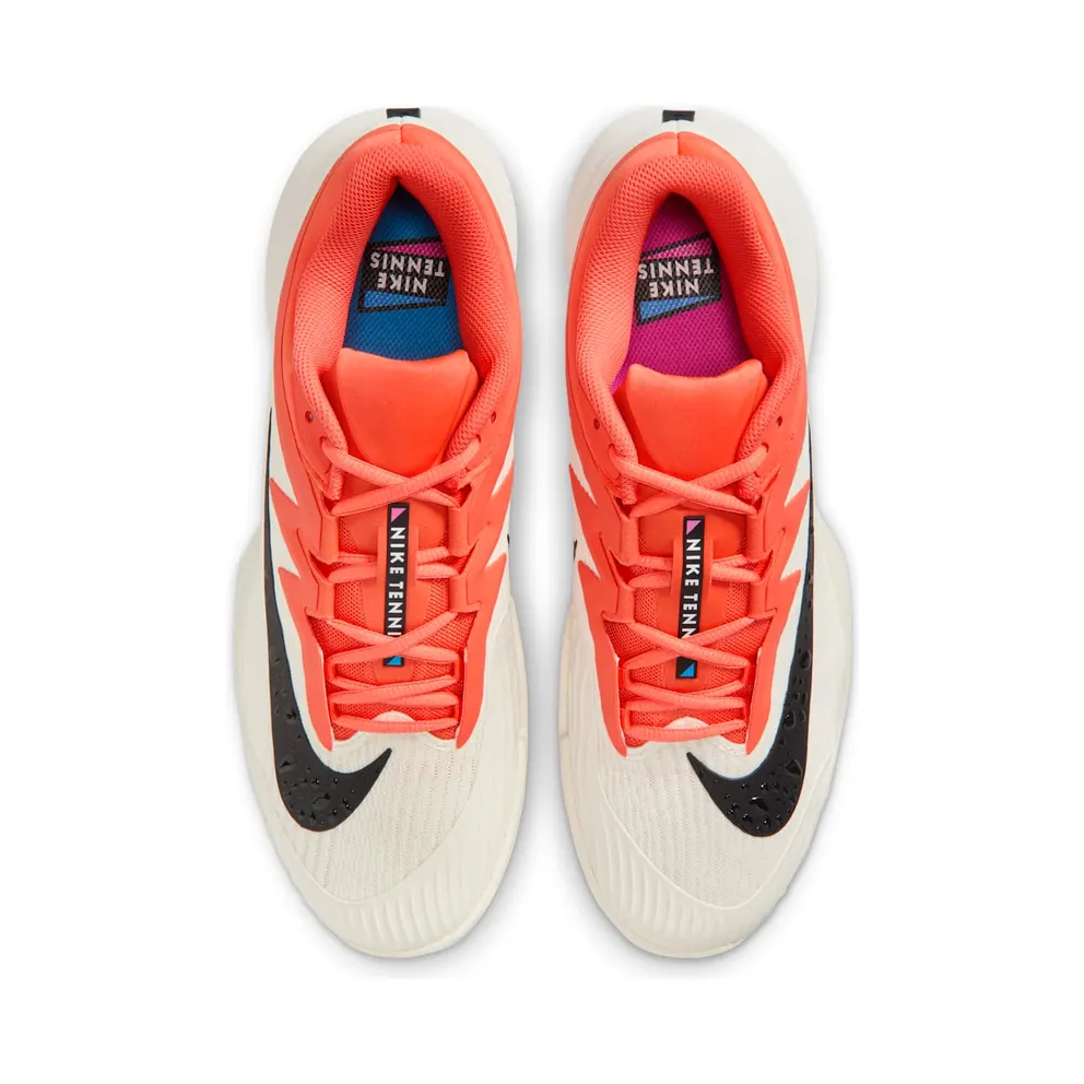 Nike Court Air Zoom Vapor Pro 3 HC “Sail Turf Orange” (IB6558-100)