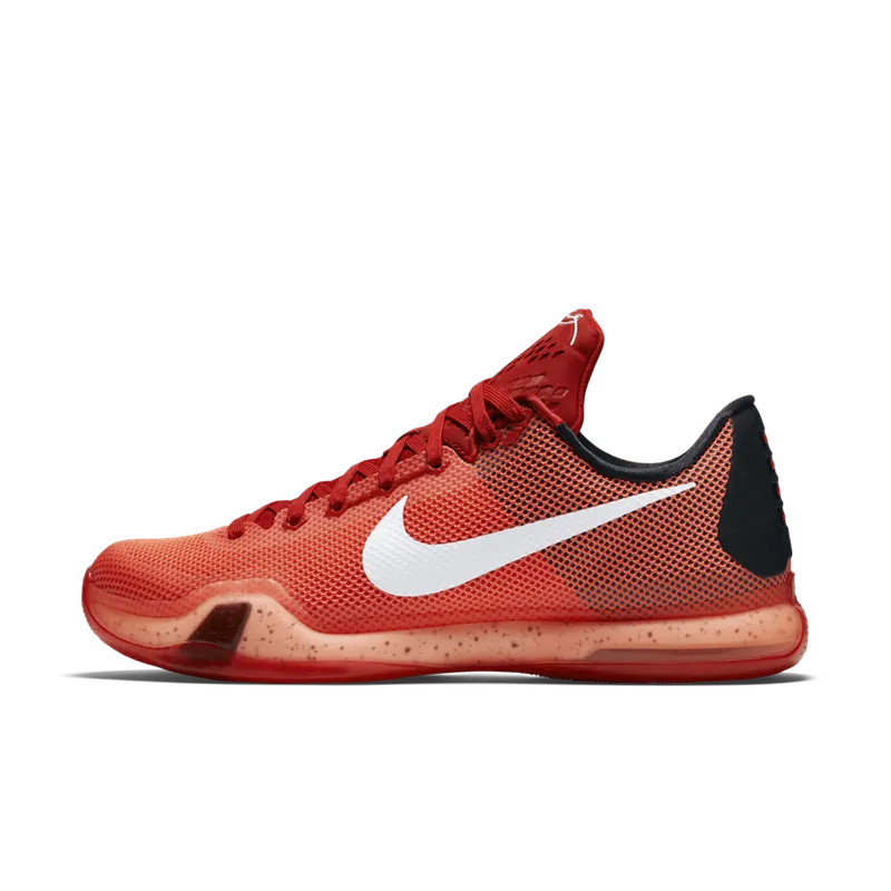 Nike Kobe 10 Hot Lava University Red/White-Bright Crimson-Hot Lava (705317-616)